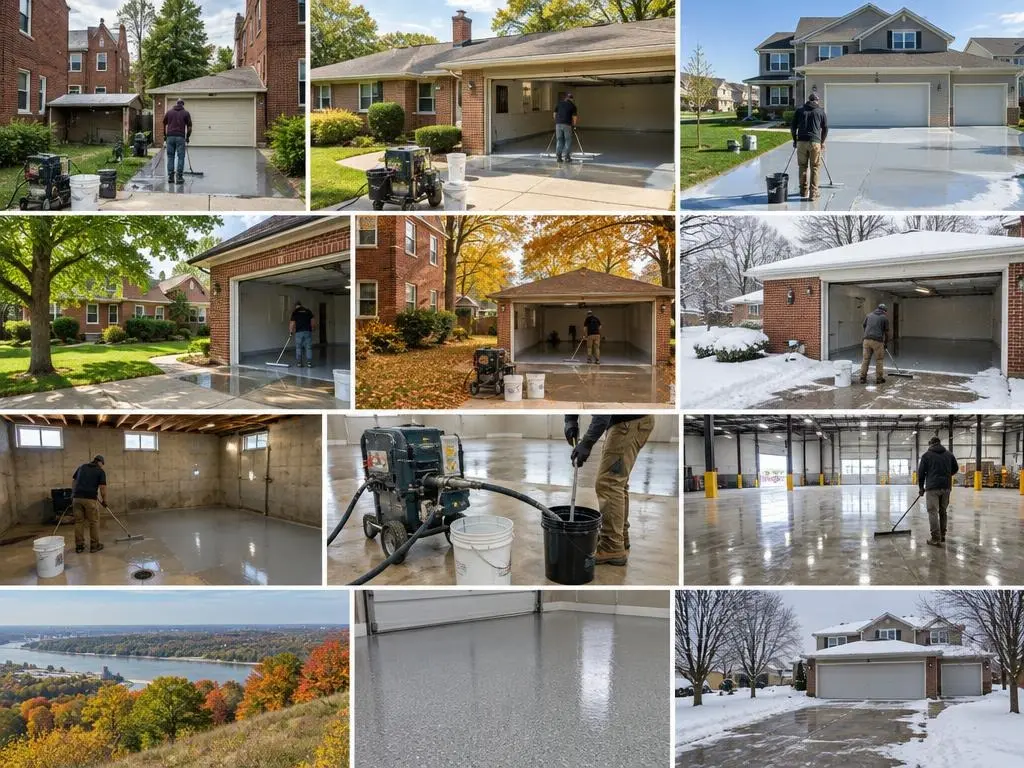 Polyaspartic Garage Coatings in St. Louis, MO